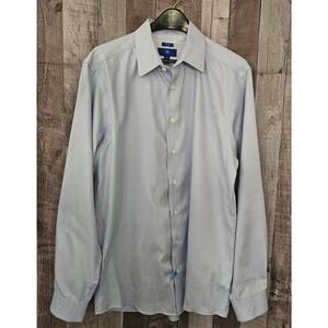 EGARA Light Blue Long Sleeve Button Down SHIRT Men's Size XL T Tall